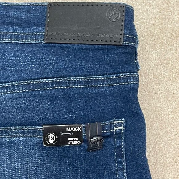 Buffalo David Bitton Max-X Medium Wash Skinny Stretch Men's Jeans 32/34 New - Picture 4 of 4